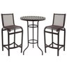 Kit com Mesa Bistrô + 2 Banquetas para Área Interna e Externa - Sarah Móveis - 1