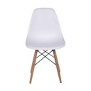 Ver imagem 4 de Kit 4 Cadeiras Eames Design Base Madeira Assento Branco