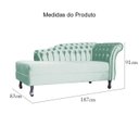Ver imagem 6 de Divã Recamier Styllus Veludo Lado Direito