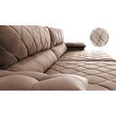 Ver imagem 4 de Sofá Retrátil e Reclinável 2,15m Molas Ensacadas Cama inBox Big Home com Bordado 3D Velusoft