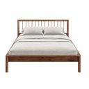 Ver imagem 7 de Cama de Casal Madeira 140x190cm Cabeceira Ripada Castanho Apoana Idimex