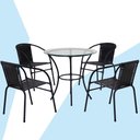 Ver imagem 5 de Kit 4 Cadeiras e Mesa com Tampo Happy Hour Beleza e Conforto