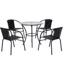 Ver imagem 1 de Kit 4 Cadeiras e Mesa com Tampo Happy Hour Beleza e Conforto