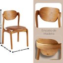 Ver imagem 3 de Sala de Jantar Mesa Noronha 220cm Tampo Laminado Canto Barril com 8 Cadeiras Solaris Gold