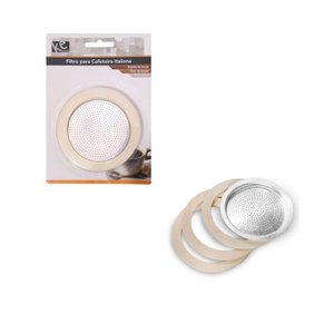 Filtro para Cafeteira Italiana / Moka de Alumínio Reposição - 12 Xícaras