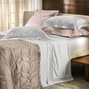 Ver imagem 3 de Jogo de Cama Queen Altenburg Cetim Bambu 300 Fios Unitá Branco