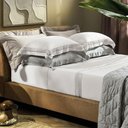 Ver imagem 5 de Jogo de Cama Queen Altenburg Cetim Bambu 300 Fios Unitá Branco