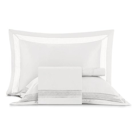 Jogo de Cama Queen Altenburg Cetim Bambu 300 Fios Unitá Branco