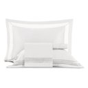 Ver imagem 1 de Jogo de Cama Queen Altenburg Cetim Bambu 300 Fios Unitá Branco