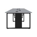 Ver imagem 7 de Plataforma de Trabalho 6 Pessoas 360cm Cinza Sagrado com Preto F5 Office