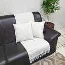 Ver imagem 3 de Manta Decorativa Xale 1,4x1,7m Quarto Sala + 2 Capa Almofada
