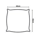 Ver mais imagens de Manta Decorativa Xale 1,4x1,7m Quarto Sala + 2 Capa Almofada