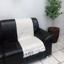 Ver imagem 5 de Manta Decorativa Xale 1,4x1,7m Quarto Sala + 2 Capa Almofada