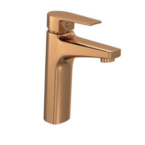 Misturador Monocomando Deca Unic 2880.gl26.rd de Mesa Bica Baixa para Lavatório Red Gold
