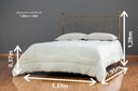 Ver imagem 2 de Cama de Ferro Romana - sem Desenho da Peseira - Viúva
