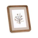 Ver imagem 1 de Porta-retratos 15x20 em Madeira e Linho 19555 Mart