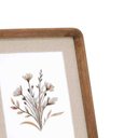 Ver imagem 2 de Porta-retratos 15x20 em Madeira e Linho 19555 Mart