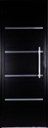 Ver imagem 1 de Porta de Aluminio Lambril Frisos com Puxador Linha Premium:2,10 X 0,80/esquerda/preto