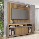 Ver imagem 1 de Rack com Painel para Tv até 70 Polegadas Puerto Buriti/fendi - Pnr Móveis