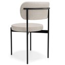 Ver imagem 7 de Kit 06 Cadeiras Estofadas para Sala de Jantar Louvre L02 Linho Cru - Lyam Decor