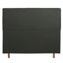 Ver imagem 2 de Cabeceira Cama Box King Caribe 195 Cm Suede Cinza