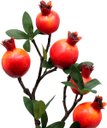 Ver imagem 3 de Kit 10 Plantas Fruta Romã Artificial Natal Decoração de 60cm