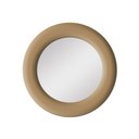 Ver imagem 1 de Espelho Decorativo Madrid Bouclê 60cm Redondo Caramelo