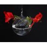 Esfera de Vidro Para Decoração com Flores Suspensas - Bola de Vidro Para Flor - cx com 3 unidades - 2