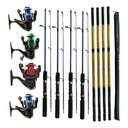 Ver imagem 1 de Kit De Pesca 4 Varas Telescopicas 4 Vara 1,20 4 Molinetes
