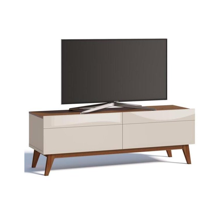 Rack Classic Imcal com 2 Gavetas 1.4 Off White Freijó -12275