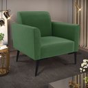 Ver imagem 2 de Kit 2 Poltronas Pés Villach Marisa Suede
