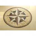 Ver imagem 1 de Rosa Dos Ventos em Mosaico para Piso Tamanho 90cm