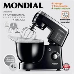 Batedeira Mondial Premium Profissional Eletrônica B-06 - 127v - 4