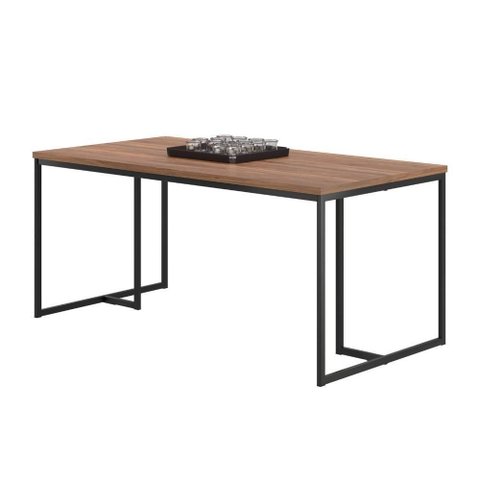 Mesa de Jantar Nióbio 1,36 Nogueira