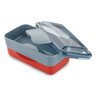 Marmita Electroux Lunch Box Freezer / Micro-ondas / Lava-Louças Vermelha - 1