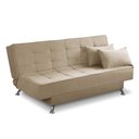 Ver imagem 3 de Sofá Cama 3 Lugares 1,80m Daise Suede Bege Madelina Decor