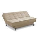 Ver imagem 7 de Sofá Cama 3 Lugares 1,80m Daise Suede Bege Madelina Decor