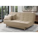 Ver imagem 1 de Sofá Cama 3 Lugares 1,80m Daise Suede Bege Madelina Decor