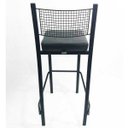 Ver imagem 6 de Kit 3 Banquetas EMPILHÁVEL Preta alta assento preto - Poltronas do Sul