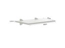 Ver imagem 2 de Prateleira MDF Reta com Suporte PEAD Ébano natural 25x60 D-Core