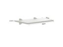 Ver imagem 2 de Prateleira MDF Reta com Suporte PEAD Ébano natural 25x40 D-Core