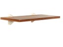 Ver imagem 1 de Prateleira MDF Reta com Suporte PEAD Ébano natural 25x40 D-Core