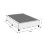 Base Cama Box Casal Comum Rose - 2