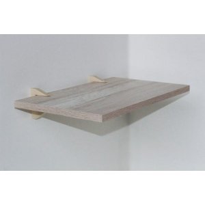 Prateleira MDF Reta com Suporte PEAD Mezzo Bianco 20x60 D-Core