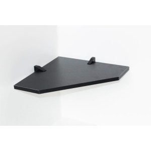 Prateleira Mdf Canto com Suporte Pead Black 35x35 D-core