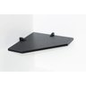 Prateleira Mdf Canto com Suporte Pead Black 35x35 D-core - 1