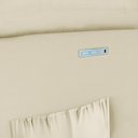 Ver imagem 7 de Poltrona do Papai Reclinável Sala de Cinema Madrid Elétrica Touch USB PU Bege G26 Gran Belo