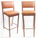 Ver imagem 1 de Kit 2 Banquetas EMPILHÁVEL Cobre alta assento e encosto Cobre - Poltronas do Sul