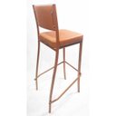 Ver imagem 5 de Kit 4 Banquetas EMPILHÁVEL Cobre alta assento e encosto Cobre - Poltronas do Sul