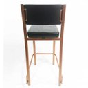 Ver imagem 6 de Kit 2 Banquetas EMPILHÁVEL Cobre alta assento e encosto Preto - Poltronas do Sul